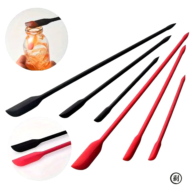 Silicone Spatula Set - 3-Piece Mini Silicone Spatula Set -
