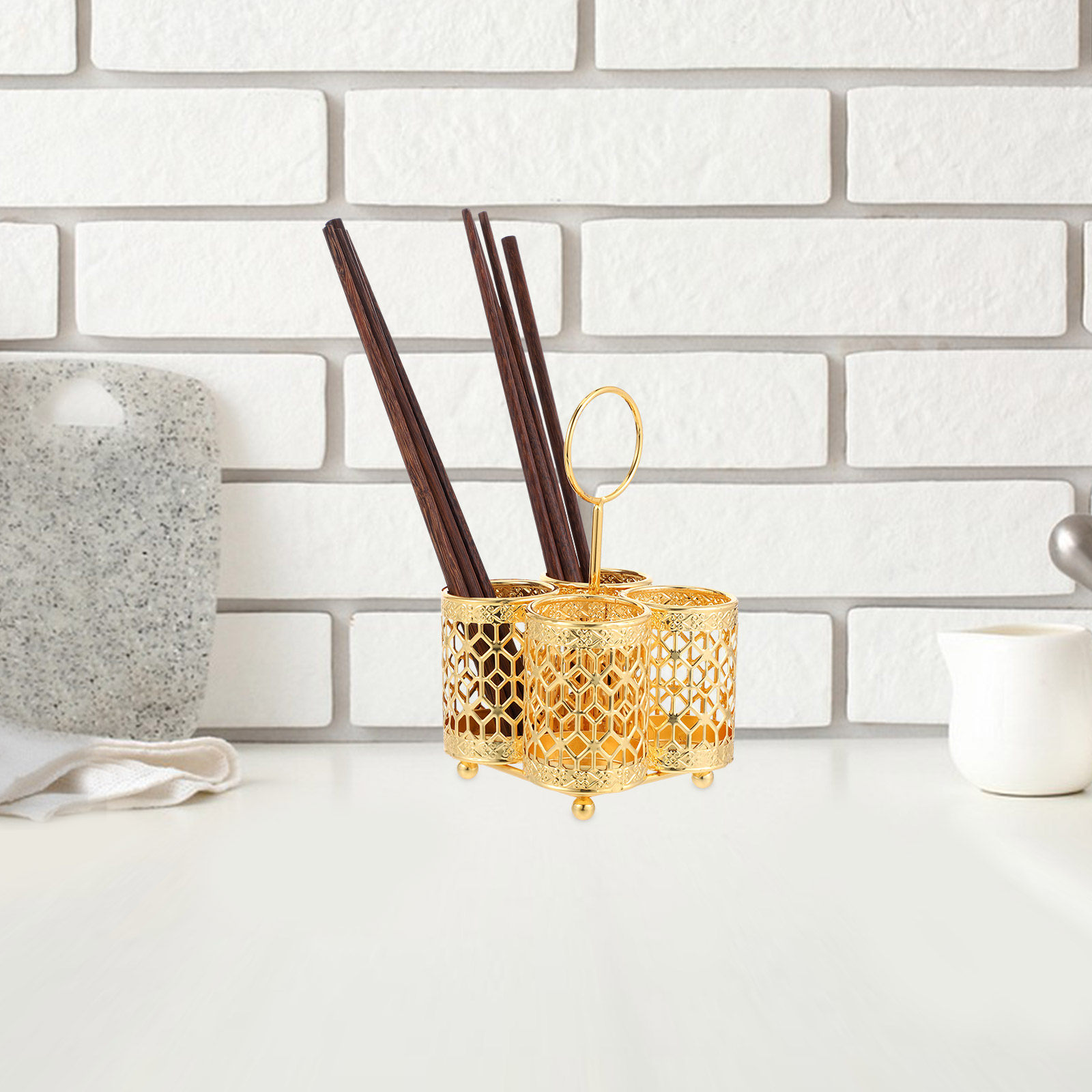 Iron Wall Mounted Chopstick Ho - Kitchen Utensil Holder บทวิจารณ์และราคา