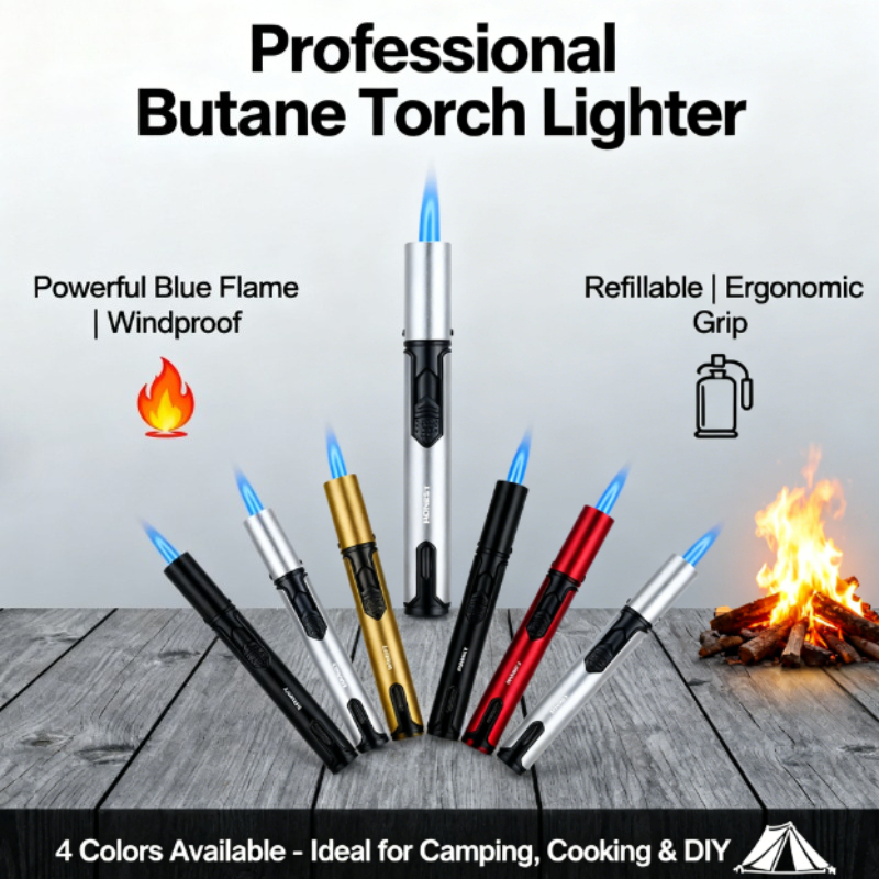 Metal Pen-Style Torch Lighter  - Kitchen Gadgets For Men บทวิจารณ์และราคา