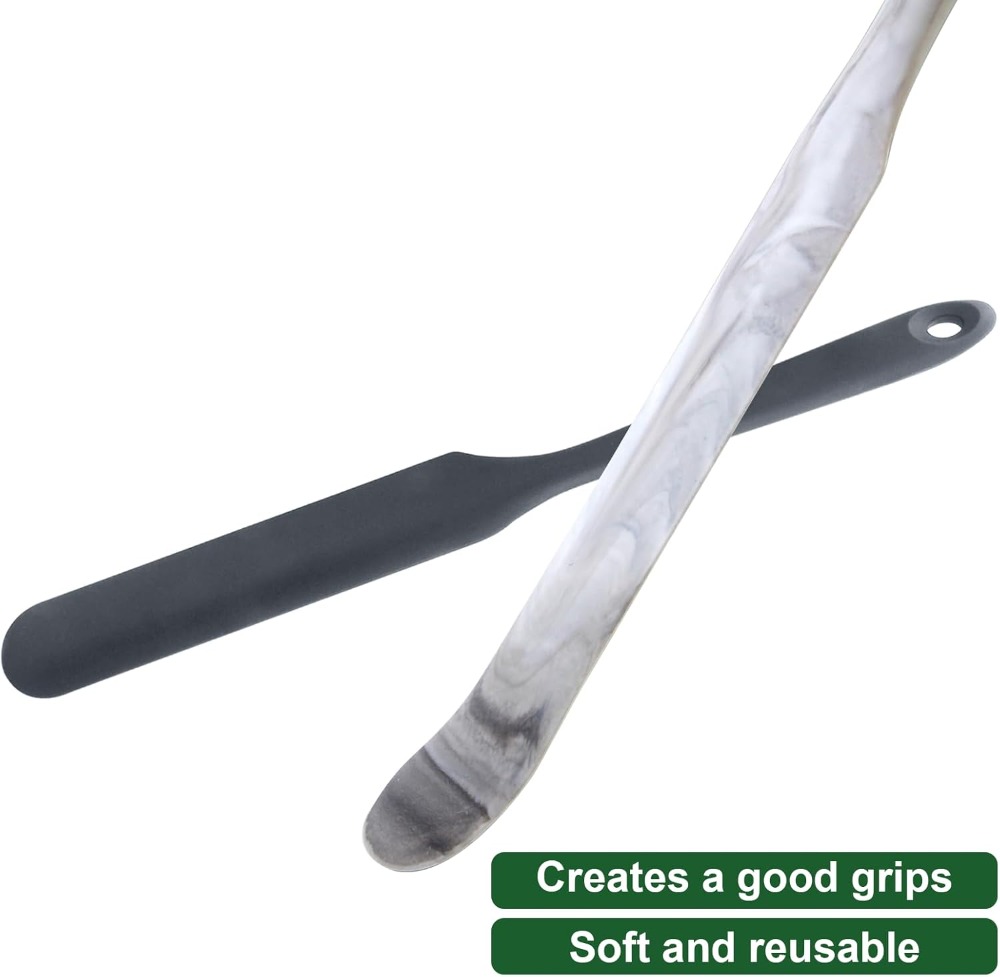 2 Pcs 13 Inch Silicone Jar Spa - Silicone Spatula Set บทวิจารณ์และราคา