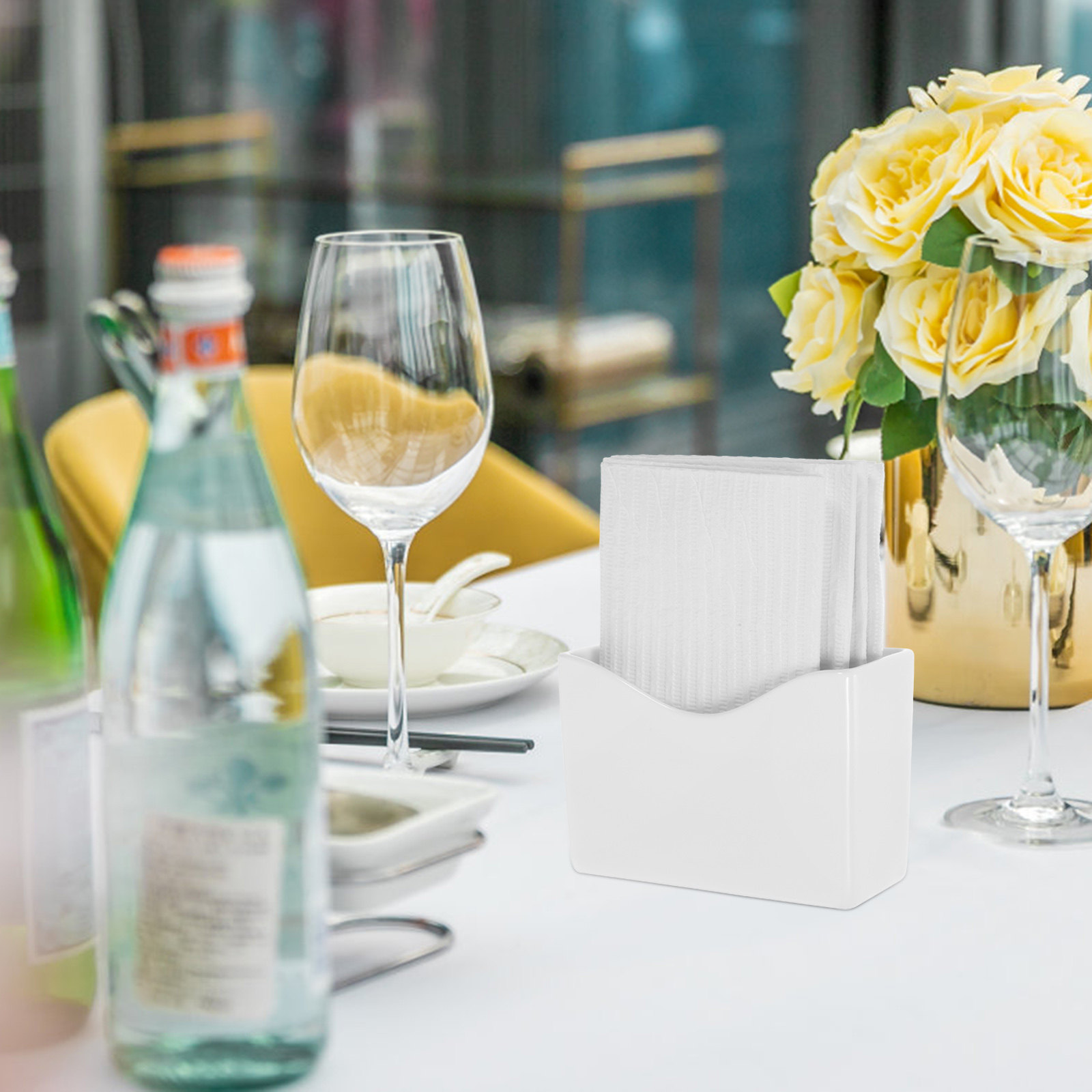 Ceramic Napkin Holder Modern S - Kitchen Utensil Holder บทวิจารณ์และราคา