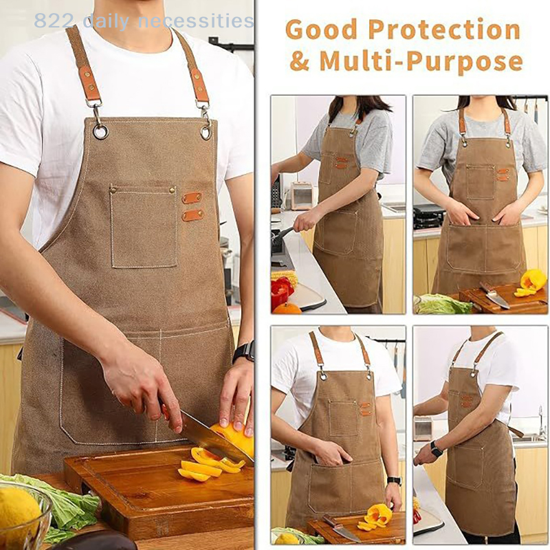 Household Canvas Apron Oil-pro - Kitchen Gadgets Trending บทวิจารณ์และราคา