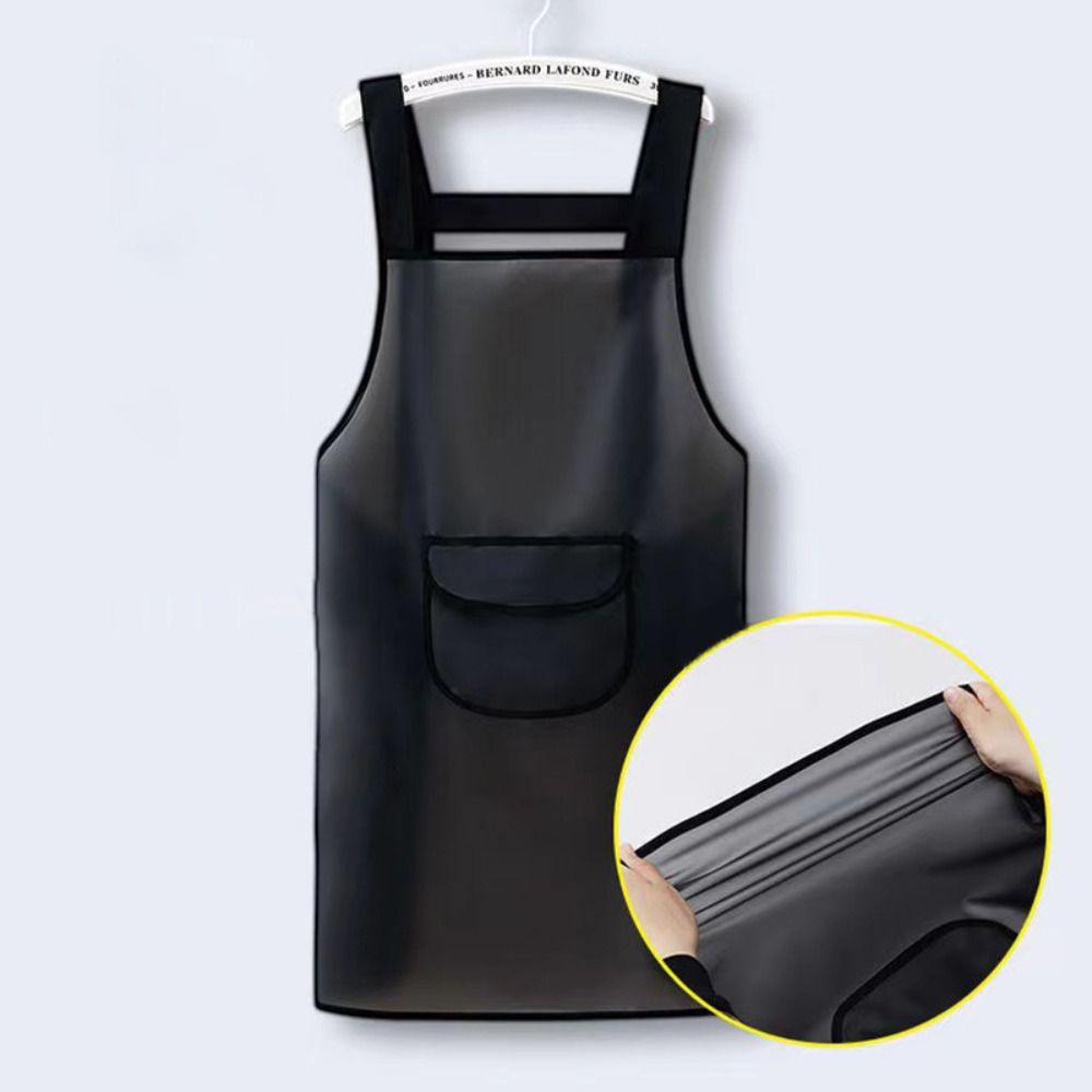 Fashion PVC Kitchen Apron Wate - Kitchen Gadgets Trending บทวิจารณ์และราคา