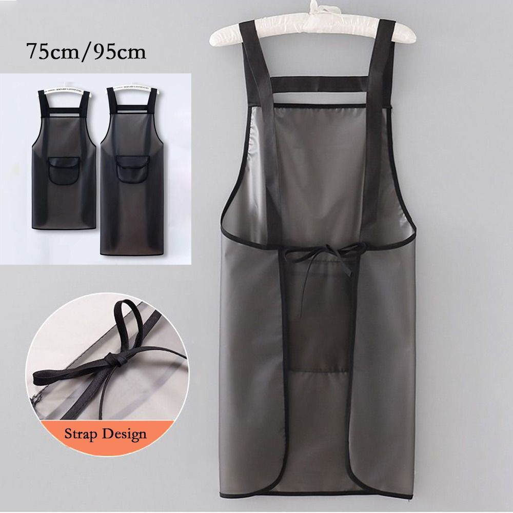 Fashion PVC Kitchen Apron Wate - Kitchen Gadgets Trending บทวิจารณ์และราคา