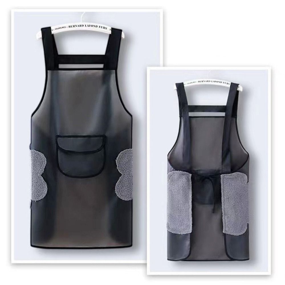 Fashion PVC Kitchen Apron Wate - Kitchen Gadgets Trending บทวิจารณ์และราคา