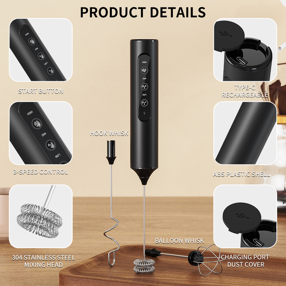 3 in 1 Electric Handheld Milk  - Healthy Kitchen Gadgets บทวิจารณ์และราคา