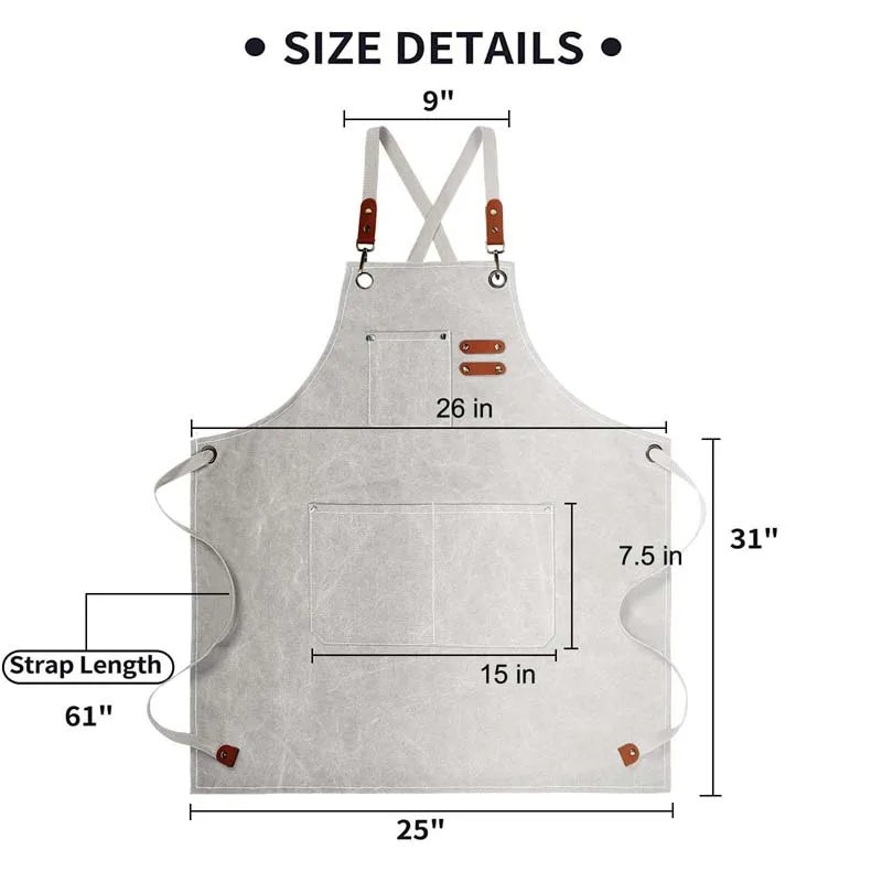 Household Canvas Apron Oil-pro - Kitchen Gadgets Trending บทวิจารณ์และราคา