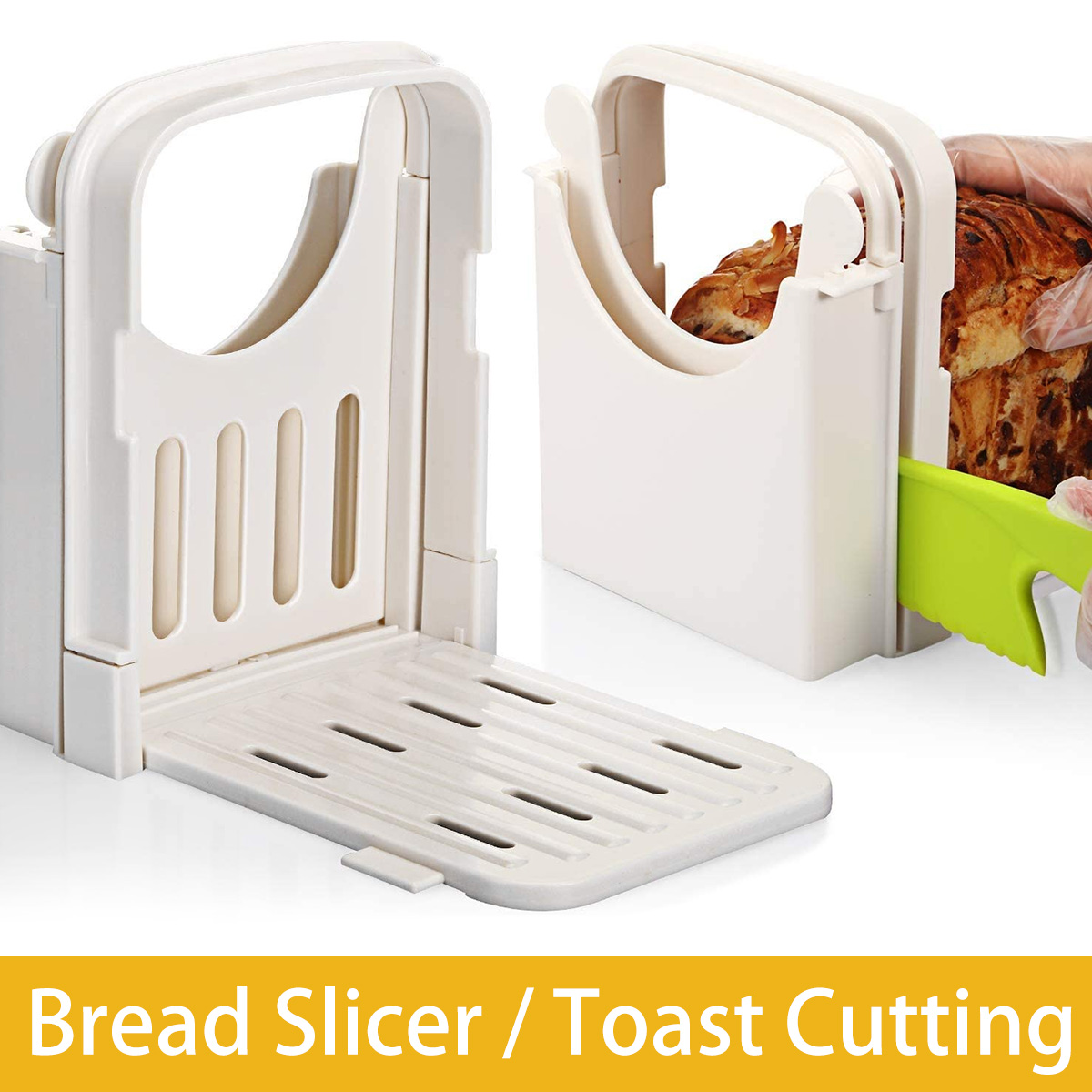 Toast Slicer Tool Foldable Bre - Kitchen Gadgets Guide บทวิจารณ์และราคา
