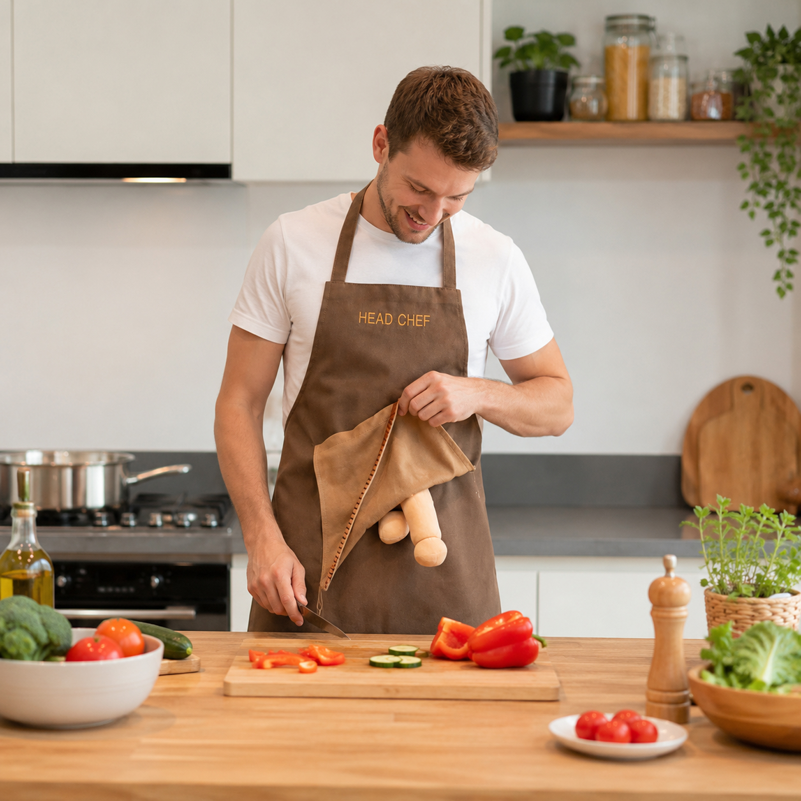 New Chef Prank Apron Adults St - Kitchen Gadgets Trending บทวิจารณ์และราคา