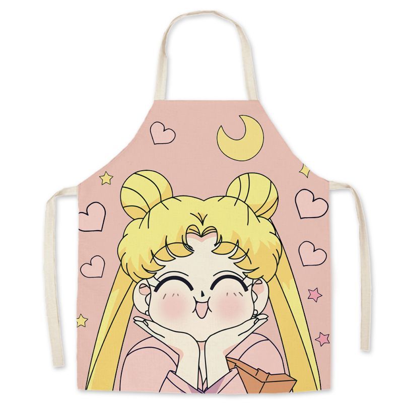 Sailor Moon Apron Cute Cartoon - Kitchen Gadgets Trending บทวิจารณ์และราคา