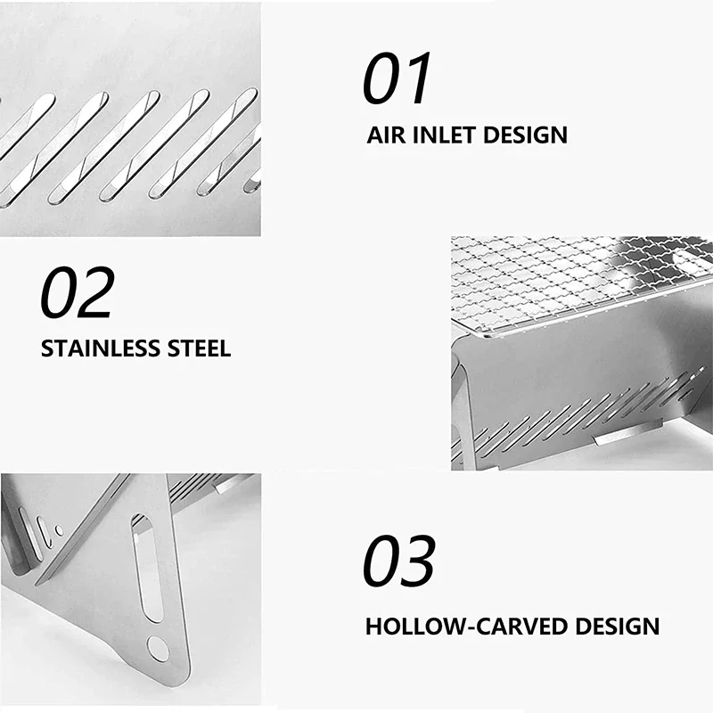 Grille Bbq Grill Barbecue Grid - Kitchen Gadgets And Utensils บทวิจารณ์และราคา