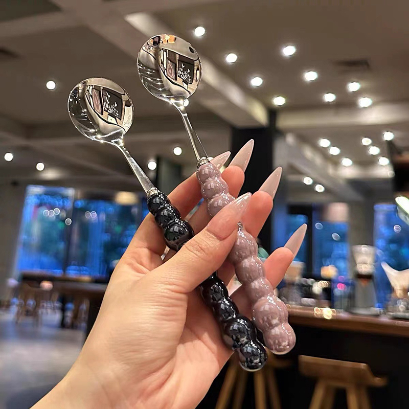 Pearl Handle Spoon Stainless S - Kitchen Gadgets For Seniors บทวิจารณ์และราคา