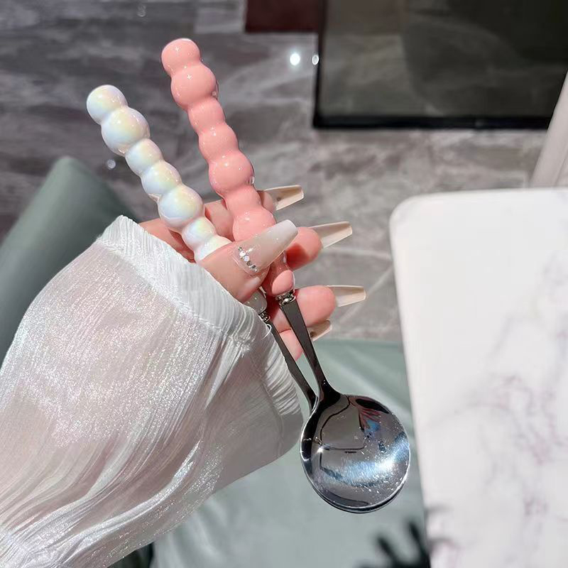 Pearl Handle Spoon Stainless S - Kitchen Gadgets For Seniors บทวิจารณ์และราคา