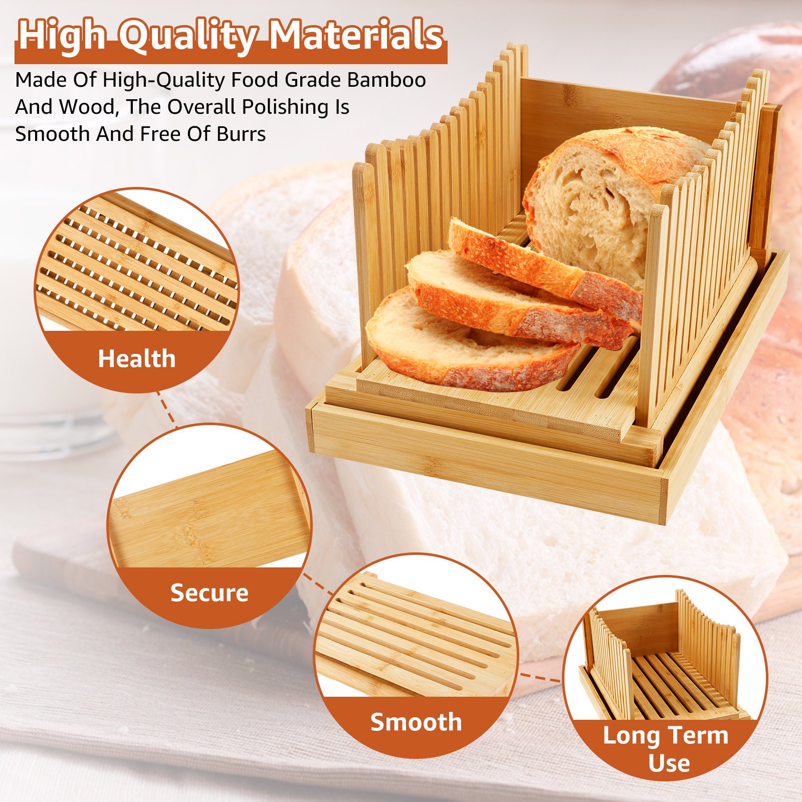 Bread Slicer Guide Foldable To - Kitchen Gadgets Guide บทวิจารณ์และราคา