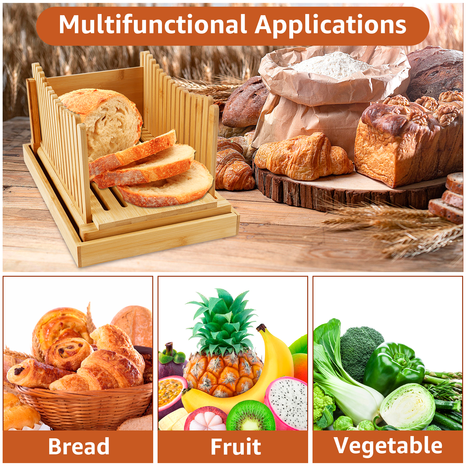 Bread Slicer Guide Foldable To - Kitchen Gadgets Guide บทวิจารณ์และราคา