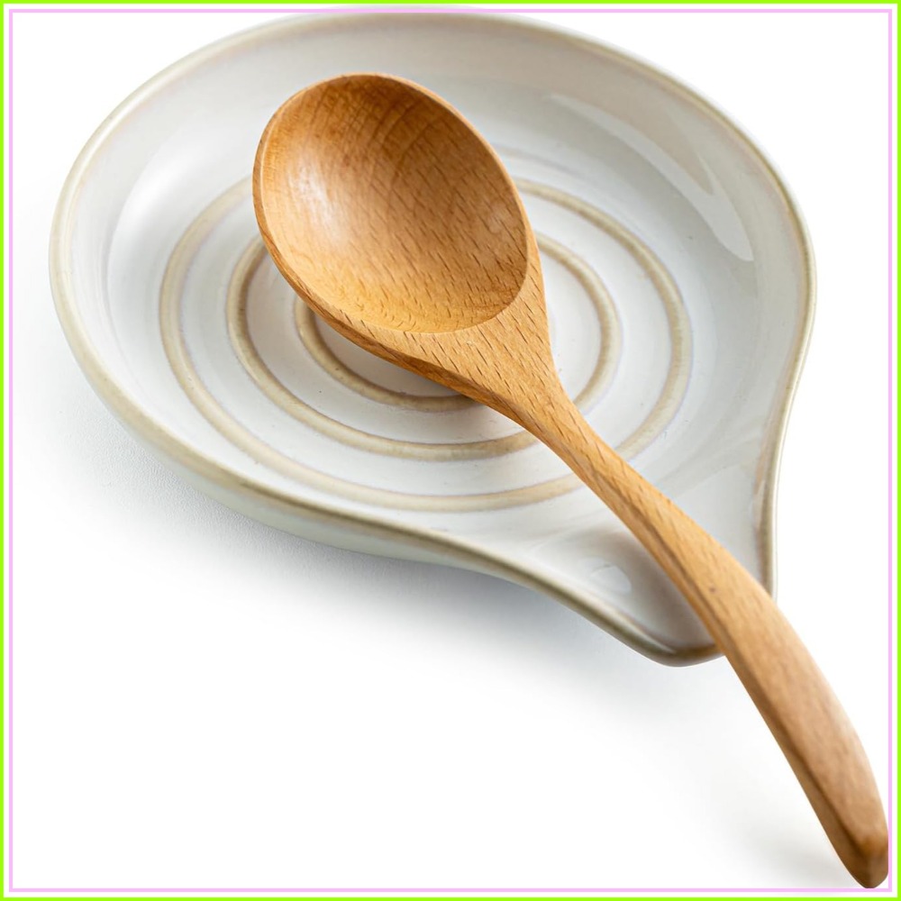 Large Ceramic Spoon Rest for K - Kitchen Utensil Holder บทวิจารณ์และราคา