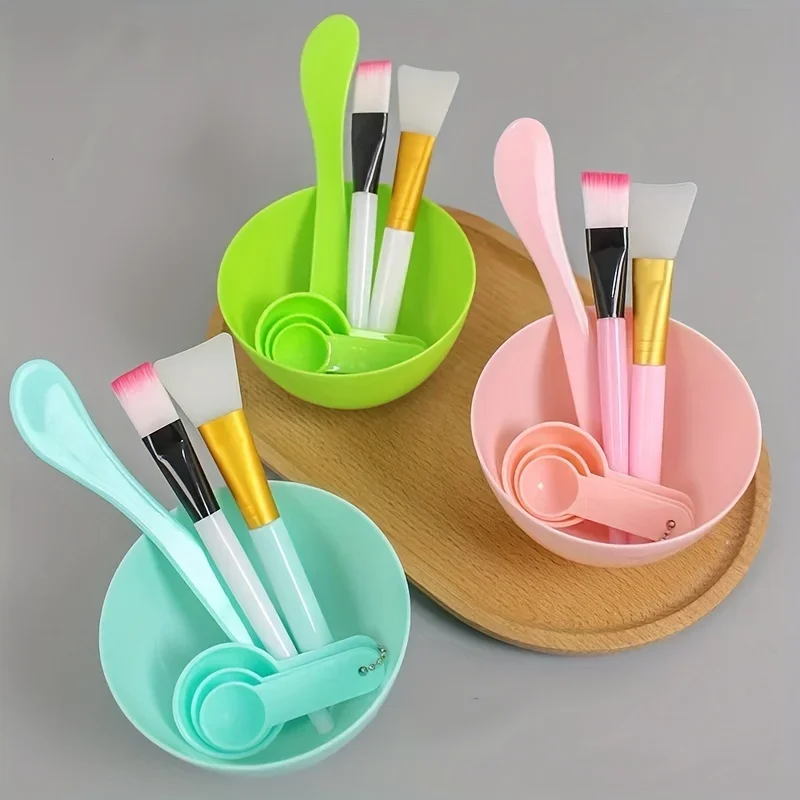 Face Mask Mixing Bowl Set, 7 I - Silicone Spatula Set บทวิจารณ์และราคา