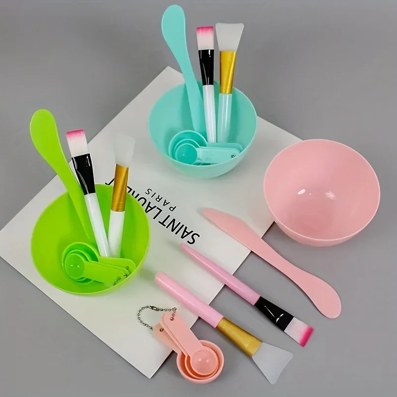 Face Mask Mixing Bowl Set, 7 I - Silicone Spatula Set บทวิจารณ์และราคา