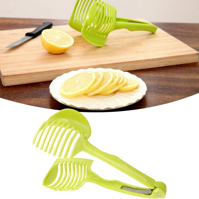 Non-Slip Tomato Slicer Guide F - Kitchen Gadgets Guide บทวิจารณ์และราคา
