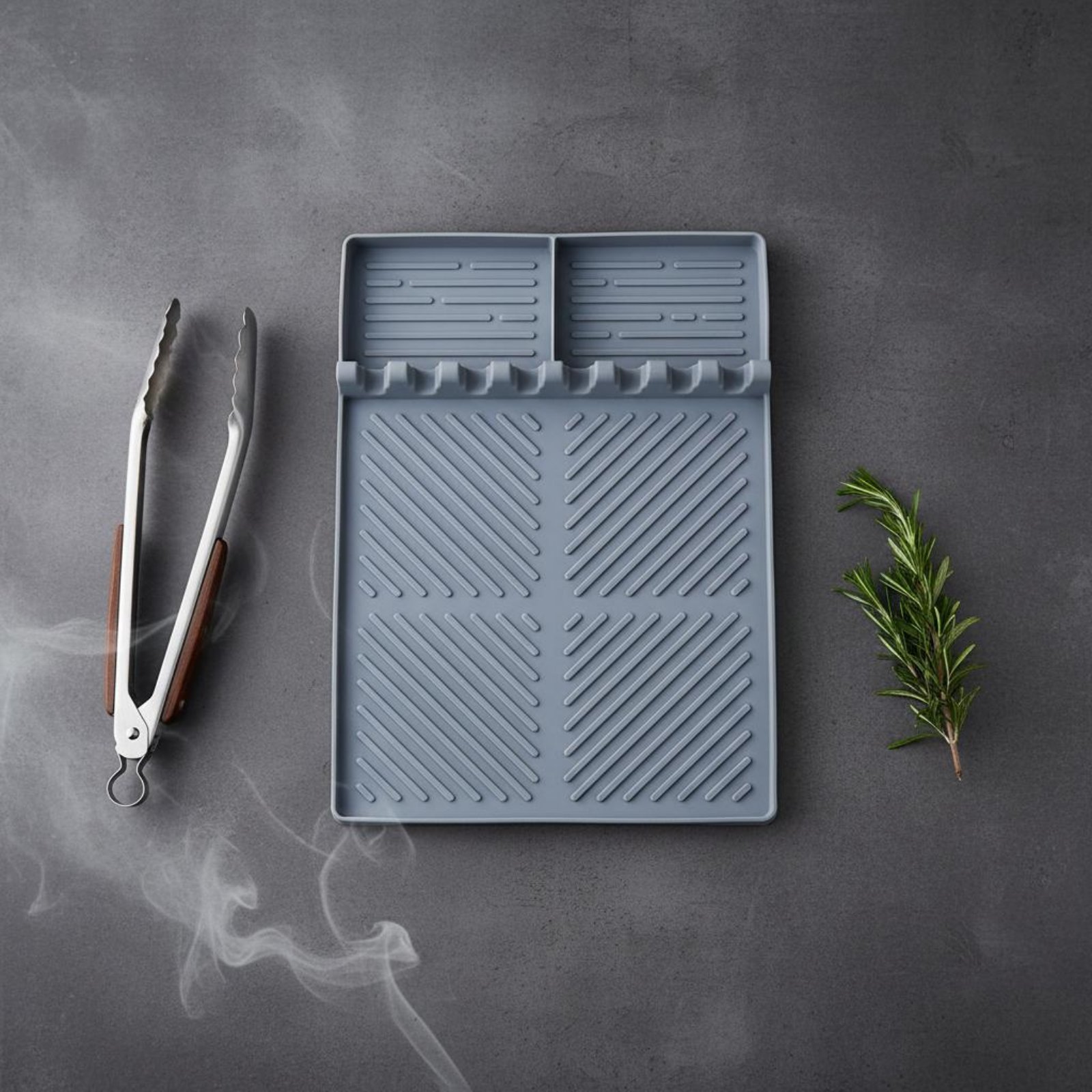 Cooking Side Shelf Mat Heat Re - Kitchen Utensil Holder บทวิจารณ์และราคา